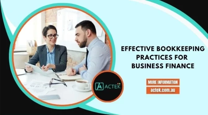 Business owners discussing effective bookkeeping best practices for managing small business finances in Darwin.